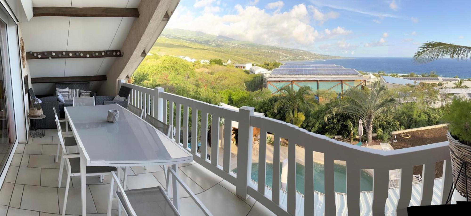 La Terrasse De Saint Leu Apartman Kültér fotó